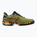 Herren Mizuno Wave Exceed Light 2 Padel Schuhe calliste grün / vibrant orange / schwarz 11