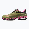 Women's Mizuno Wave Exceed Light 2 Padel Schuhe calliste grün / rosa glo / schwarz 8