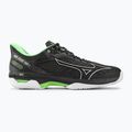 Herren Tennisschuhe Mizuno Wave Exceed Tour 5 CC schwarz / silber / techno grün 2