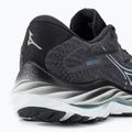 Herren Laufschuhe Mizuno Wave Rider 27 Ebenholz/Illusion blau/schwarz 11