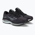 Damen Laufschuhe Mizuno Wave Rider 27 Weite Ebenholz/Snowcrest/Schwarz 5