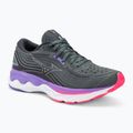 Damen Laufschuhe Mizuno Wave Skyrise 4 Pullover/Peony Blau/Punch