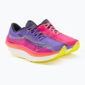 Damen Laufschuhe Mizuno Wave Rebellion Pro highvpink/ombre blau/violett Punch 4