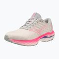 Damen Laufschuhe Mizuno Wave Inspire 19 Schnee weiß/ hi vis rosa/ lila Punch 8