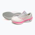 Damen Laufschuhe Mizuno Wave Inspire 19 Schnee weiß/ hi vis rosa/ lila Punch 15