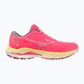 Damen Laufschuhe Mizuno Wave Inspire 19 hi vis rosa/ schneeweiß/ leuchtend 9