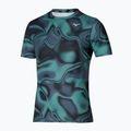 Laufshirt Herren Mizuno Core Graphic Tee mineral blue/black