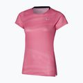 Laufshirt Damen Mizuno Premium Aero Tee sangria sunset