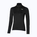 Damen-Langarmshirt Mizuno Impulse Core Half Zip schwarz