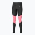 Leggings Damen Mizuno Core Long Tight black/sangria sunset