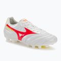 Herren Mizuno Morelia II Elite MD Fußballschuhe weiß/flery coral2/bolt2