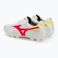 Herren Mizuno Morelia II Elite MD Fußballschuhe weiß/flery coral2/bolt2 3