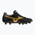 Mizuno Morelia II PRO MD Herren Fußballschuhe schwarz/gold/dunkel Schatten 9