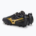 Mizuno Morelia II PRO MD Herren Fußballschuhe schwarz/gold/dunkel Schatten 3