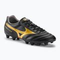 Mizuno Morelia II Club MD Herren Fußballschuhe schwarz/gold/dunkel Schatten