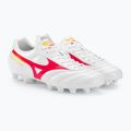 Mizuno Morelia II Club MD Herren Fußballschuhe weiß/flery coral2/bolt2 5