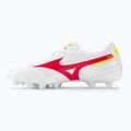 Mizuno Morelia II Club MD Herren Fußballschuhe weiß/flery coral2/bolt2 3