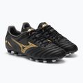 Herren Fußballschuhe Mizuno Morelia Neo IV Pro MD schwarz/gold/schwarz 4