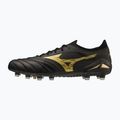 Mizuno Morelia Neo IV Beta Elite MD Herren Fußballschuhe schwarz/gold/schwarz 3