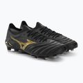 Mizuno Morelia Neo IV Beta Elite MD Herren Fußballschuhe schwarz/gold/schwarz 5