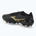 Herren Mizuno Morelia Neo IV Beta SG Fußballschuhe schwarz/gold/schwarz 3