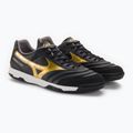 Mizuno Morelia Sala Classic IN schwarz/gold/dunkel Schatten Männer Fußballschuhe 4