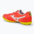 Herren Mizuno Morelia Sala Club TF Fußballschuhe neon flamme/weiß 3