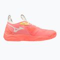 Damen Volleyballschuhe Mizuno Wave Momentum 3 candy coral/schwarz/bolt 2 neon 9