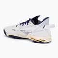 Handballschuhe Herren Mizuno Wave Mirage 5 white/bribbon/mp gold 3