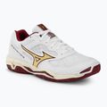 Handballschuhe Damen Mizuno Wave Phantom 3 white/cabernet/mp gold