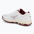 Handballschuhe Damen Mizuno Wave Phantom 3 white/cabernet/mp gold 3