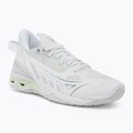 Handballschuhe Damen Mizuno Wave Mirage 5 white/glacial ridge/patinagreen