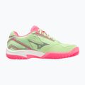 Mizuno Break Shot 4 Padel Damen Padel Schuh Patina grün / high vis rosa / weiß 2