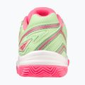 Mizuno Break Shot 4 Padel Damen Padel Schuh Patina grün / high vis rosa / weiß 4