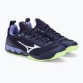 Herren Volleyballschuhe Mizuno Wave Luminous 2 Abendblau / Tech Grün / Lolite 5