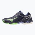 Herren Volleyballschuhe Mizuno Wave Voltage Abendblau / Tech Grün / Lolite 3