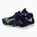 Herren Volleyballschuhe Mizuno Wave Lightning Z7 Mid Abendblau / Tech Grün / Lolite 4