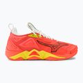 Herren Volleyballschuhe Mizuno Wave Momentum 3 neon flame / schwarz / bolt2 neon 2