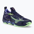 Herren Volleyballschuhe Mizuno Wave Momentum 3 Abendblau / Tech Grün / Lolite