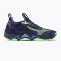 Herren Volleyballschuhe Mizuno Wave Momentum 3 Abendblau / Tech Grün / Lolite 2