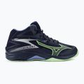 Herren-Volleyball-Schuhe Mizuno Thunder Blade Z Mid Abendblau / tech grün / lolite 2