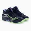 Herren-Volleyball-Schuhe Mizuno Thunder Blade Z Mid Abendblau / tech grün / lolite 5