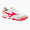 Mizuno Morelia Sala Classic IN weiß/flery coral2/bolt2 Herren Fußballschuhe