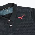 Herren Tennis-Polo-Shirt Mizuno Charge Shadow Polo schwarz 3