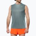 Herren Lauftank Top Mizuno Aero Tank Blei