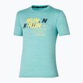 Laufshirt Herren Mizuno Core Run Tee aquifer