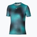 Herren Mizuno Core Graphic Tee Aquifer Laufshirt