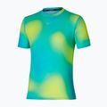 Herren Mizuno Core Graphic Tee lime Laufshirt