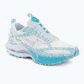 Mizuno Wave Inspire 20 SP weiß/silber/blau leuchtender Laufschuh