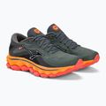 Damen Laufschuhe Mizuno Wave Sky 7 turbulence/weiß/carrot curl 5